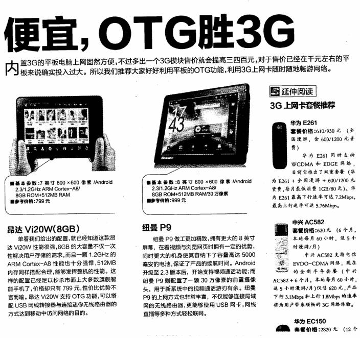電腦報熱購推薦：《便宜，OTG勝3G》